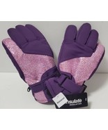 Girls Premium Waterproof Quilted Thinsulate Insulating Snow purple Glove... - $180.11 MXN