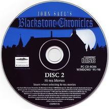 John Saul&#39;s Blackstone Chronicles Disc 2 Microsoft Windows PC CD - $12.49