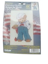 Janlynn Cherished Teddies Around the World Cross Stitch kit #139-85 Bob ... - $4.00