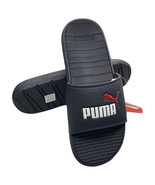 NWT PUMA MSRP $48.99 COOL CAT SPORT MEN NAVY BLUE SLIP ON SLIDES SANDALS... - £18.02 GBP