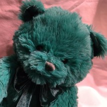 Build A Bear 2021 Super SOFT Green Sparkle Jewel Gift Bear Plush With Velvet Bow - £39.05 GBP