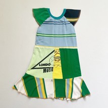 CourtneyCourtney Short Sleeve Green Girls Dress 5/6 Motif Twirl Skirt Up... - $7.92