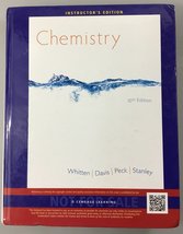 Chemistry 10TH.EDITION Hardcover Instructor&#39;s Edition By Whitten [Hardcover] Ken - £92.69 GBP