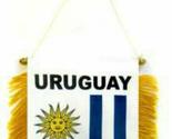 K&#39;s Novelties Uruguay Mini Flag 4&quot;x6&quot; Window Banner w/Suction Cup - £2.27 GBP