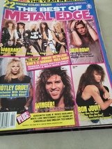 METAL EDGE, best of  Feb 1990, Motley Crue, Warrant, Winger, Bon Jovi, s... - $33.75
