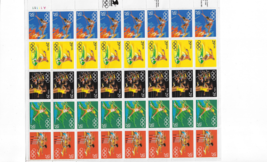 US Stamps Sheet/Postage Sct #2553-2557 Summer Olympics MNH F-VF OG  FV $11.60 - £9.23 GBP