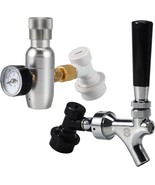 Beer Keg Tap Co2 Charger Pera Brand Ball Lock Beer Faucet Mini Gas Regul... - $62.96 CAD