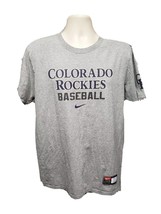 Nike Colorado Rockies Baseball Adult Large Gray TShirt - £14.12 GBP