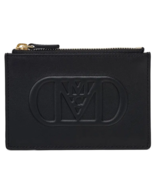 MCM Mode Travia Leather Card Case Wallet ~NWT~ Gift Box Black - $3,298.59 MXN