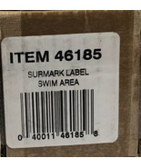Taylor Made 46185 Sur-Mark 24&quot; L x 13&quot; W “Swim Area”2 Buoy Labels-NEW-SH... - $68.19