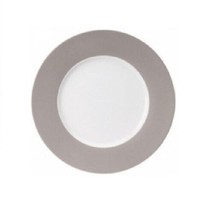 Philippe Deshouliers Les Indiennes Presentation Plate Powdered Grey 12.6&quot; - £47.45 GBP