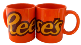 2 REECE&#39;S Peanut Butter Coffee Cup Mug Vintage - £15.89 GBP