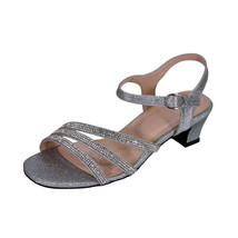 FLORAL Jenna Women&#39;s Wide Width Glittery Rhinestone Straps Dress Sandals  - £58.95 GBP
