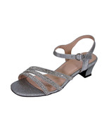  FLORAL Jenna Women's Wide Width Glittery Rhinestone Straps Dress Sandals  - $74.95