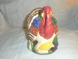 Turkey Napkin Holder Jay Imports 1997 Ceramic Gobbler Thanksgiving - $21.84