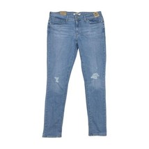 Levi&#39;s Womens J EAN S 711 Skinny Distressed 32X30 (14) Medium Mid Rise Stretchy - £15.81 GBP