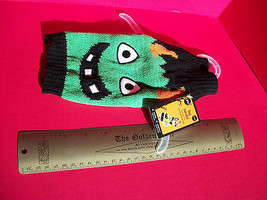 SimplyDog Pet Clothes XXS Halloween Holiday Dog Sweater Green Monster Outfit New - $7.59