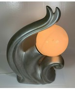 Modern Vanity Light Lamp - Silver Table Lamp 17&quot; - $196.75