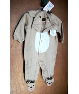 Carter Baby Clothes 3M Christmas Holiday Reindeer Brown Bodysuit Hat Out... - $14.24