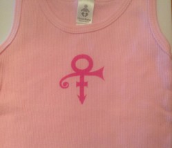 Prince Pink Symbol Baby Vest Shirt Top Artist Logo Brand New - $18.00