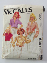 McCalls 6367 Vintage Misses Set of Blouses Size 16 - $4.00