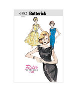 Butterick Patterns B6582 Misses&#39; Dress &amp; Belt, Size 12-14-16 uncut - £3.16 GBP