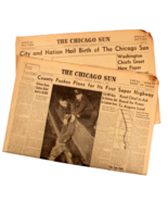 The Chicago Sun First Issue 12/4/1941 Sections 3 and 4 - €13,08 EUR