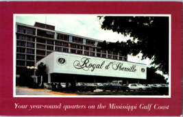 Royal d Iverville Mississippi Gulf Coast Biloxi Mississippi Postcard - £4.10 GBP