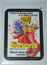 2015 Topps Wacky Packages &quot;bunions&quot; Card# 106 - $5.00