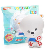 NEW in Package Dullko Squishy Bear White with Lollipop - £10.30 GBP
