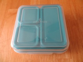 Crofton 9pc Bento Box with Collapsible Base, Teal - $21.77