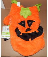 Halloween Pet Costume Pumpkin Light Up Eyes L Fits 18&quot; To 21&quot; Dog Belly ... - £7.88 GBP