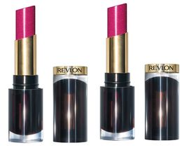 REVLON Pack of 2 Super Lustrous Glass Shine Lipstick, Love is On 017 - £6.27 GBP