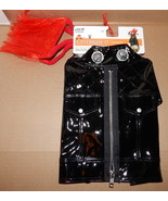 Halloween Dog Pet Costume Black Punk 2pc Large 25 to 50 lbs Celebrate It... - £7.71 GBP