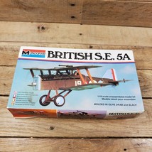 Monogram 5205 1:48 British S.E. 5A Model Military Airplane Kit No. 5205 1:48 NOS - £15.55 GBP