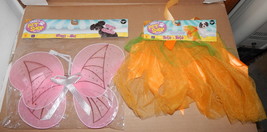 Halloween Dog Pet Costume Butterfly Wings &amp; Tutu Rubies Med/Large 71U - £5.47 GBP