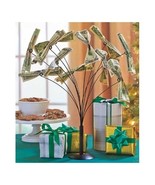 Metal Money Tree Gift Card Holder Party Conversation Piece Table Centerp... - $12.98