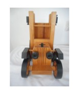 Large Handmade Wood Vintage Antique Car Dolly Madison Coupe - $89.98