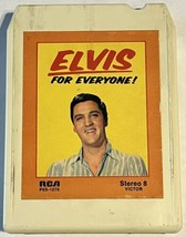 Elvis Presley - Elvis For Everyone - 8 Track Tape 1966 - RCA Records - P8S-1078 - £5.43 GBP