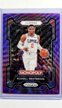 2023 2023-24 Panini Prizm Monopoly Purple Wave #38 Russell Westbrook LA Clippers - £1.87 GBP