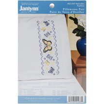 Janlynn Stamped Cross Stitch Pillowcase Pair - $47.49