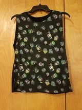 DC Comics Women&#39;s Suicide Squad Skull Characters Licensed Tank Shirt Black Small - £8.78 GBP