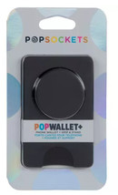 PopSockets Popwallet+ Cell Phone Wallet &amp; Grip Stand Black New - £12.34 GBP