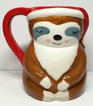 Slothaclaus Tri-Coastal Design Christmas Holiday 10 oz. Coffee Mug Cup - $14.37