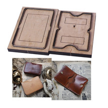 DIY Leather Craft Vintage Cardholder Wallet Die Cutting Knife Mold Metal - £32.90 GBP