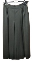 Skirt Trousers Winter Black Elegant Pure Wool Long Size 44it New Fashion Skirt - £57.67 GBP