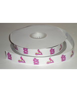 St. Louis Cardinals Inspired Pink Logo Grosgrain Ribbon - $9.90