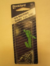 ROCKFORD 10 lb Metal Picture HANGERS 6 Pcs 31002 [Y96A1c] - $1.59