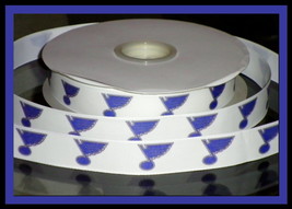 St. Louis Blues Inspired Grosgrain Ribbon - $9.90