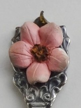 Collector Souvenir Spoon Canada Alberta Edmonton Wild Rose - $12.99